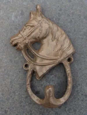 Kapstokhaak paard, pony, gietijzer  KH1743