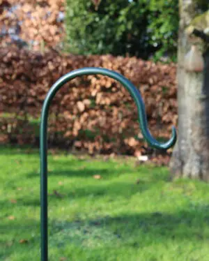 Tuinhaak, herdersstaf, groen,120 cm. SH80016