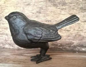 Dierenbeeld vogel, gietijzer VG234