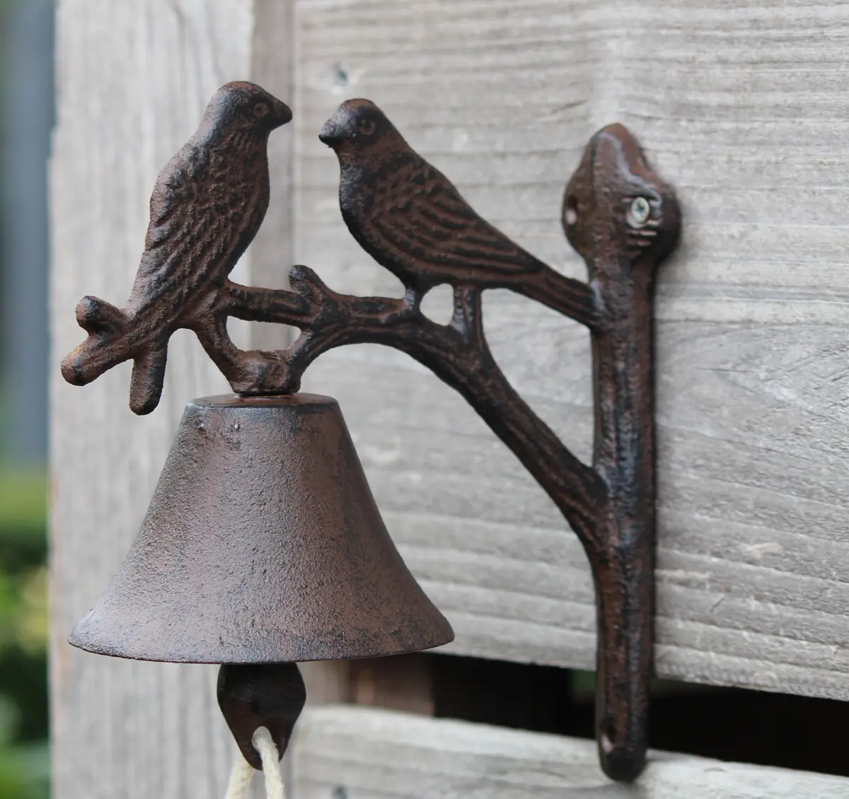 Deurbel vogels, gietijzer DB122 - Afbeelding 3