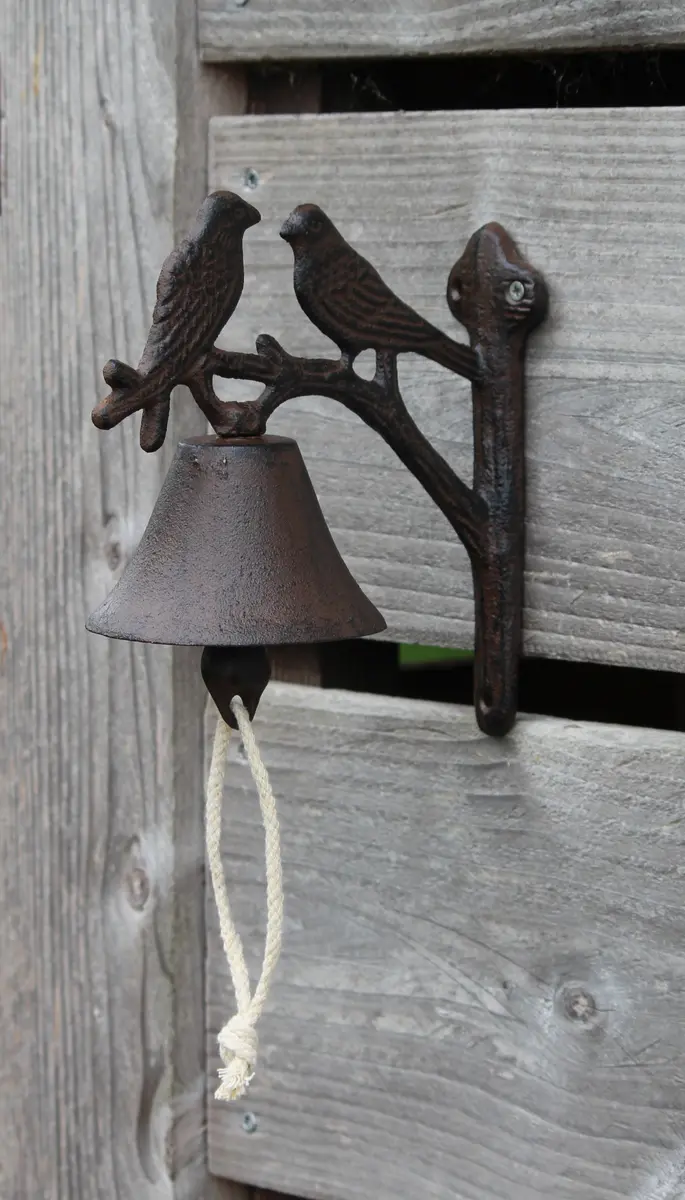 Deurbel vogels, gietijzer DB122 - Afbeelding 4