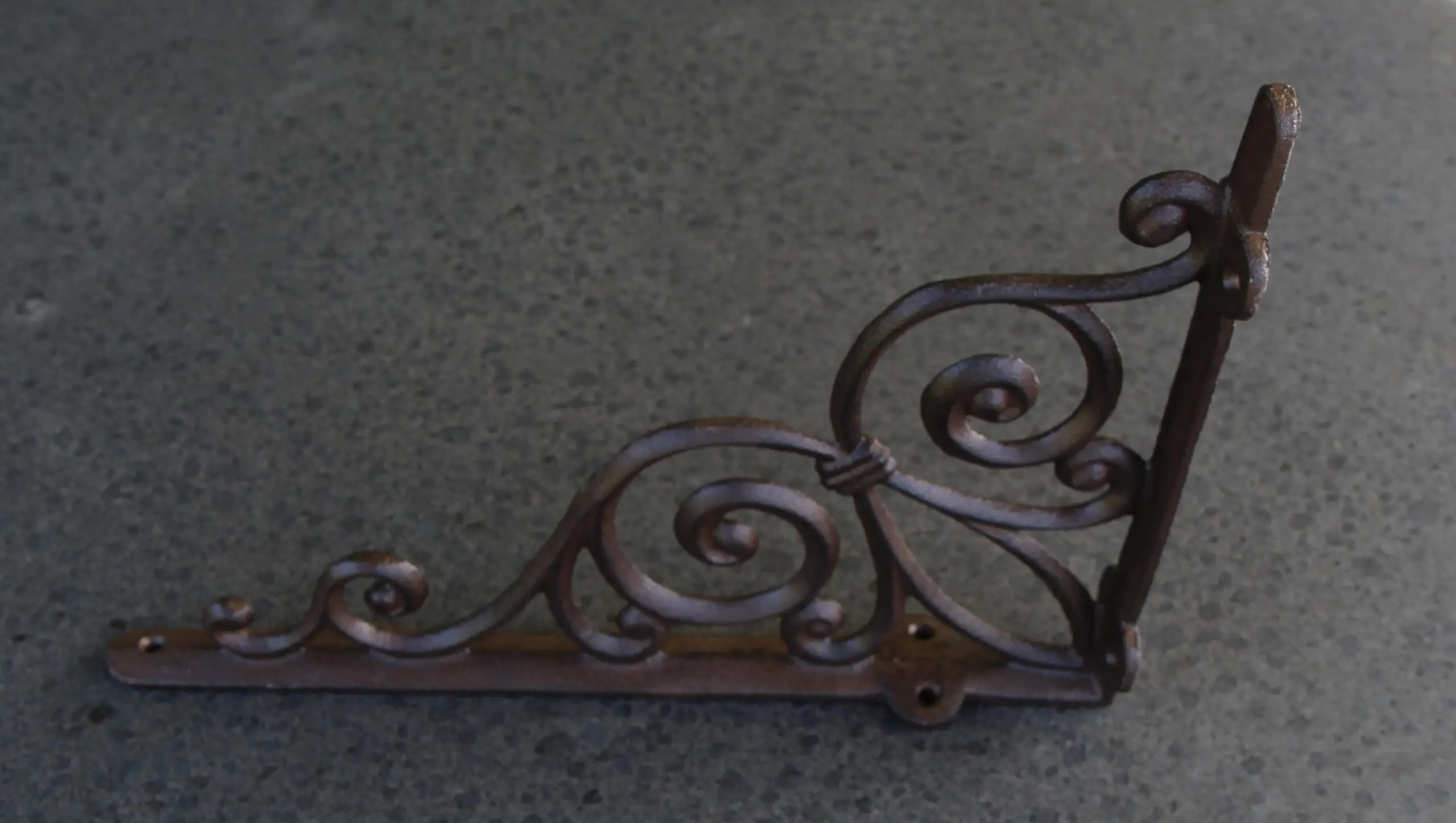 Plankdrager, wandhaak 29cm. gietijzer PD193 - Afbeelding 5