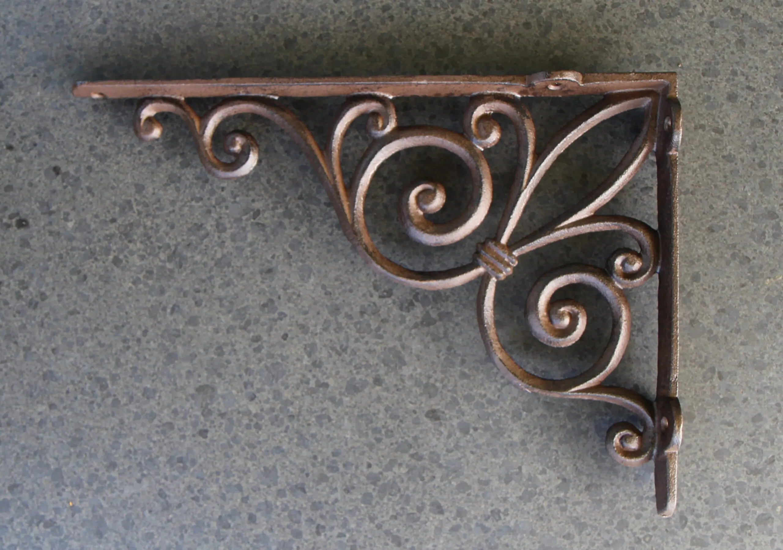Plankdrager, wandhaak 29cm. gietijzer PD193 - Afbeelding 2