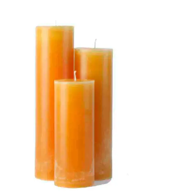 Krulkaarsen, Bika kaarsen, set van 3, Honing verijst 333171 - Afbeelding 4