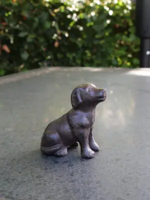 Dierenbeeld hond, gietijzer, HG156