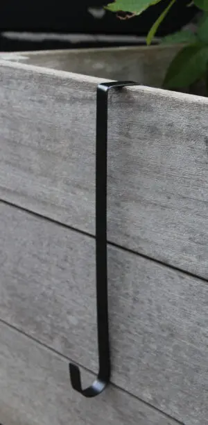 Deurkranshanger, kranshanger, zwart LH346