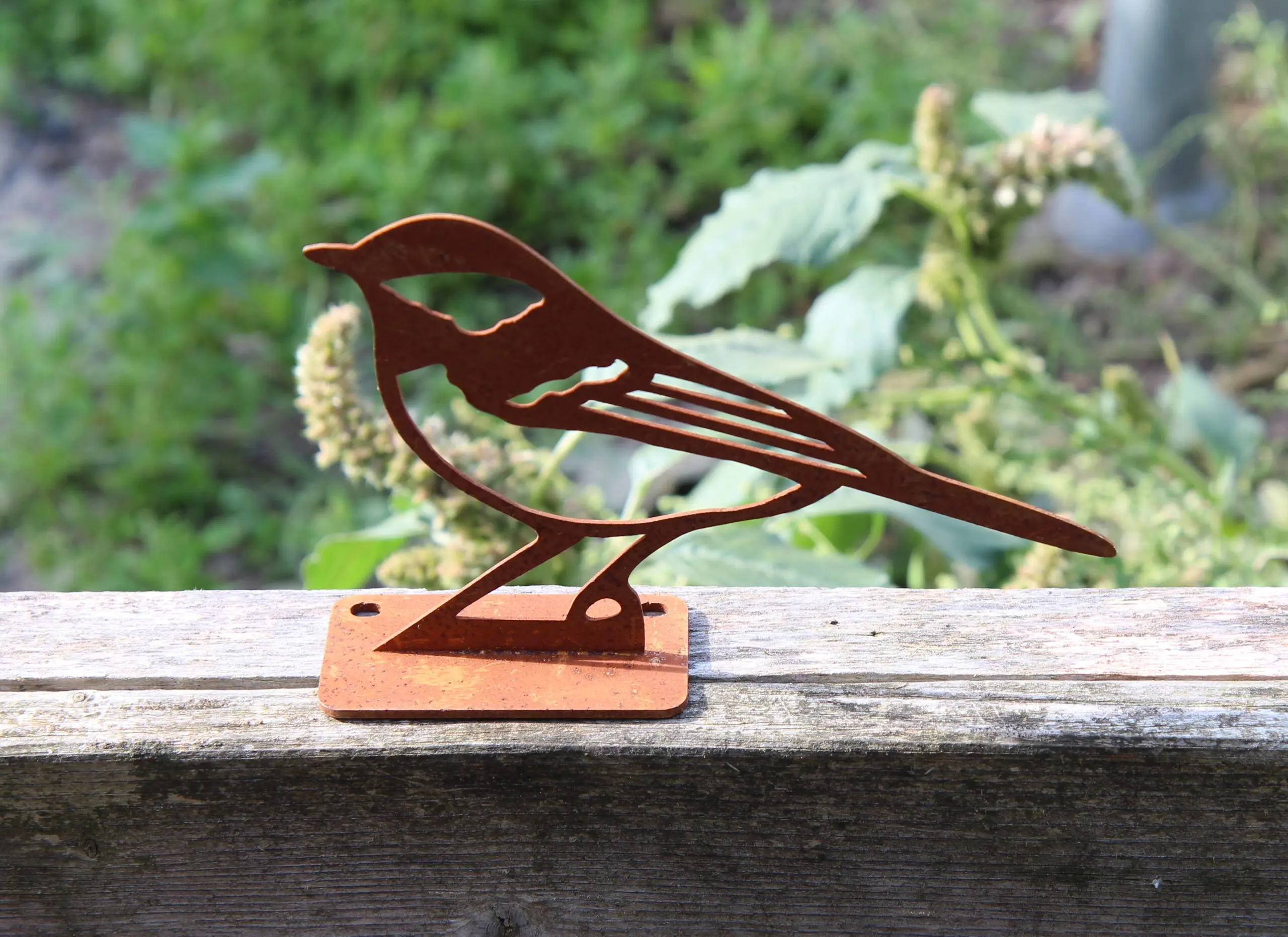 Silhouet Koolmees, vogel schroefbaar op schutting TT238 - Afbeelding 5