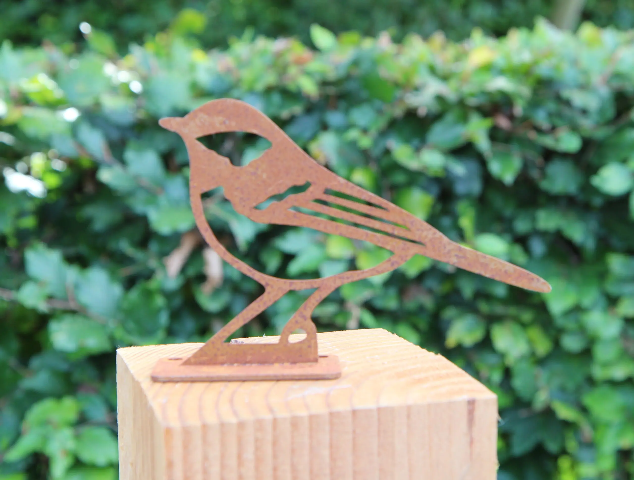 Silhouet Koolmees, vogel schroefbaar op schutting TT238 - Afbeelding 2