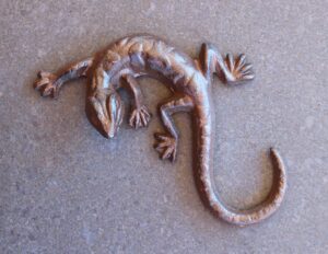 Hagedis, Salamander, Gietijzer TT158
