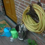 Tuinslanghouder, Tuinslanghaspel Kikkerkoning, Gietijzer