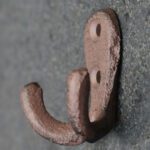 Kapstokhaak Dubbele Haak, Roestbruin/Donkerbruin
