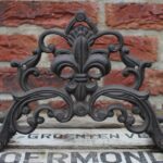 Tuinslanghouder, Tuinslanghaspel Franse Lelie, Gietijzer