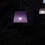 Hanglamp, Buitenlamp Lamp Violet op batterij, Weerbestendig