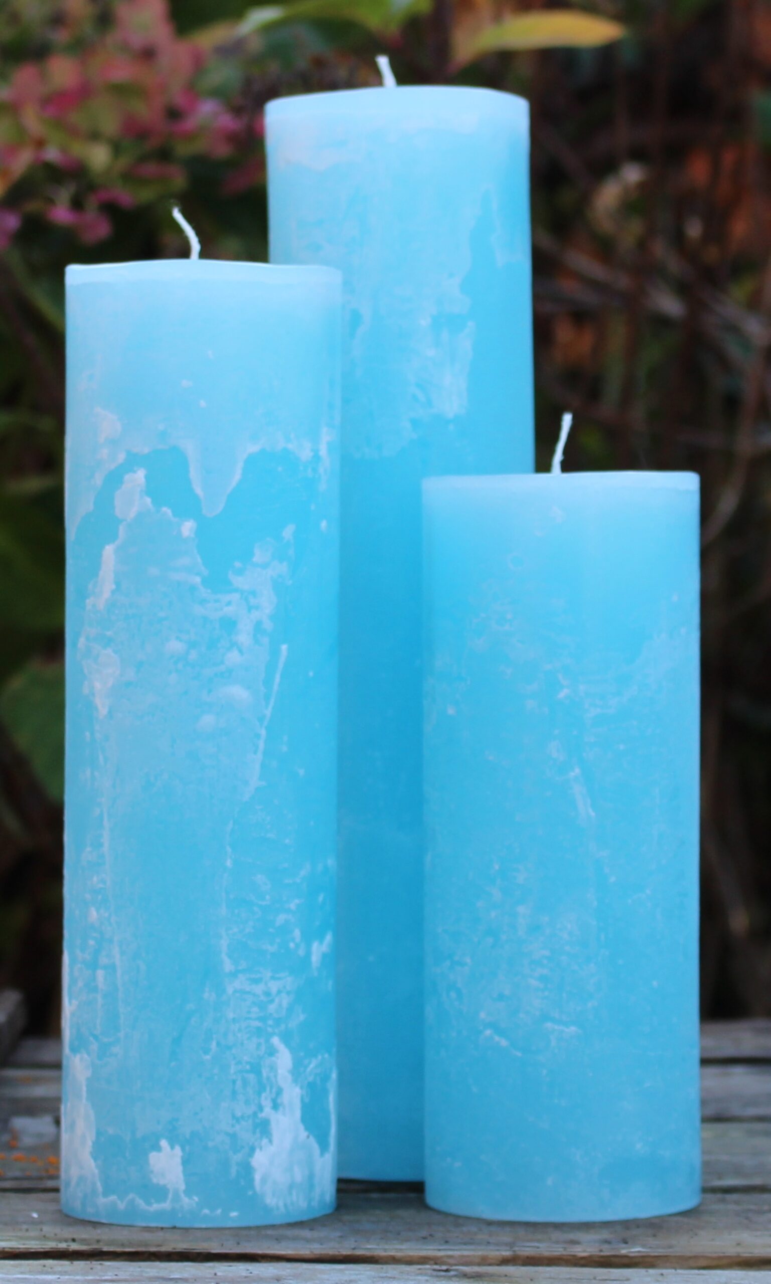jukbeen Excentriek provincie Krulkaarsen, Bika Kaarsen, set van 3, Turquoise (Blauw) | Robanjer  Tuindecoratie