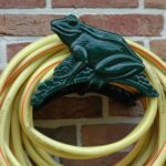 Tuinslanghouder, Tuinslanghaspel Kikker, Groen Gietijzer