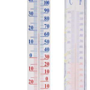 Thermometer op Wandplaat 90cm.