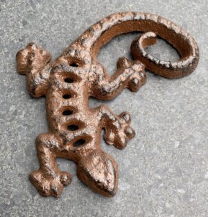 Salamander, Gekko, 11cm., Gietijzer SG361