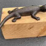 Hagedis, Salamander, Gietijzer, Muurhanger