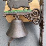 Deurbel Hond Teckel, Gietijzer, Groot