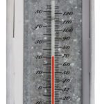 Thermometer zink 30 cm.