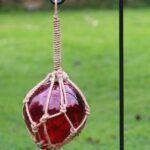 Glazen Bol in Touw, Rood
