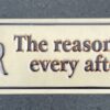 Tekstbord: "Beer the reason I get up every afternoon" TB271 - Afbeelding 2