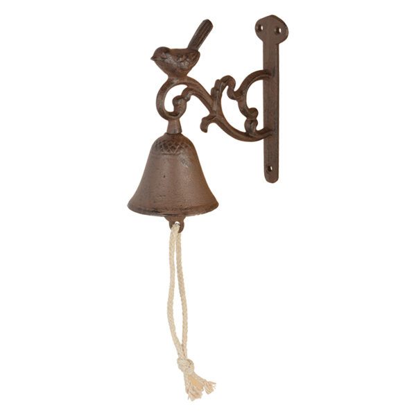 Deurbel vogel, gietijzer   DB81 - Afbeelding 5