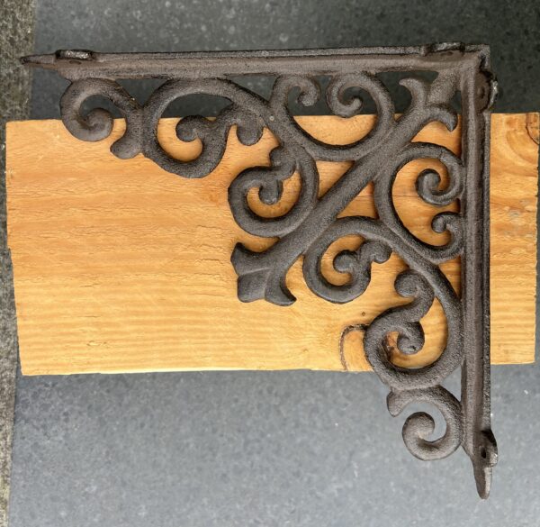 Plankdrager vierkant 20,1 cm, gietijzer   PD176 - Afbeelding 4